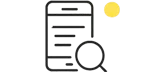 Icône site web optimisé pour smartphone