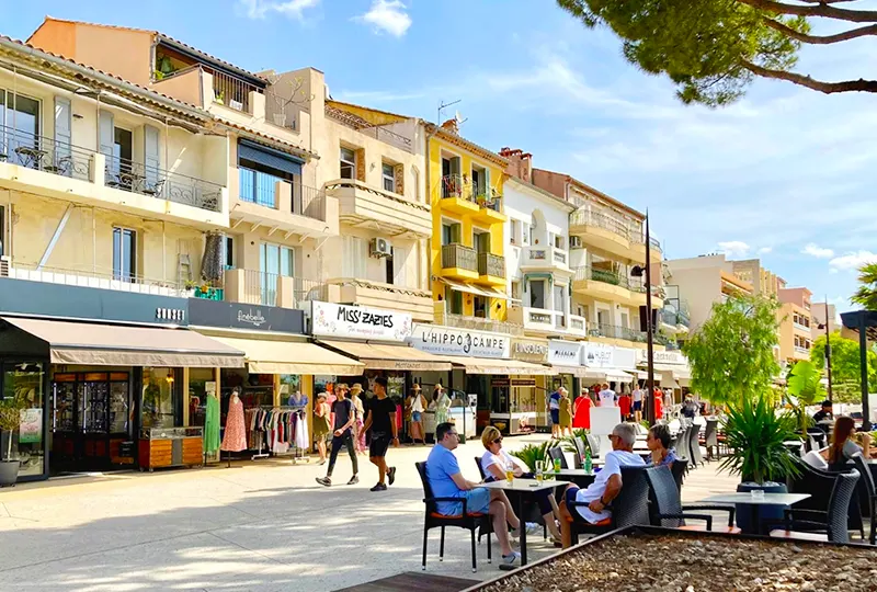 site-internet-commercant-bandol-centre-ville commerces et restaurants dans le centre-ville de Bandol