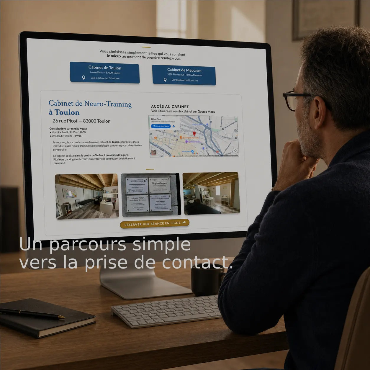 parcours-conversion-prise-contact-agence-web-83-v4h Un parcours simple vers la prise de contact : informer, rassurer, orienter puis laisser le choix au bon moment.